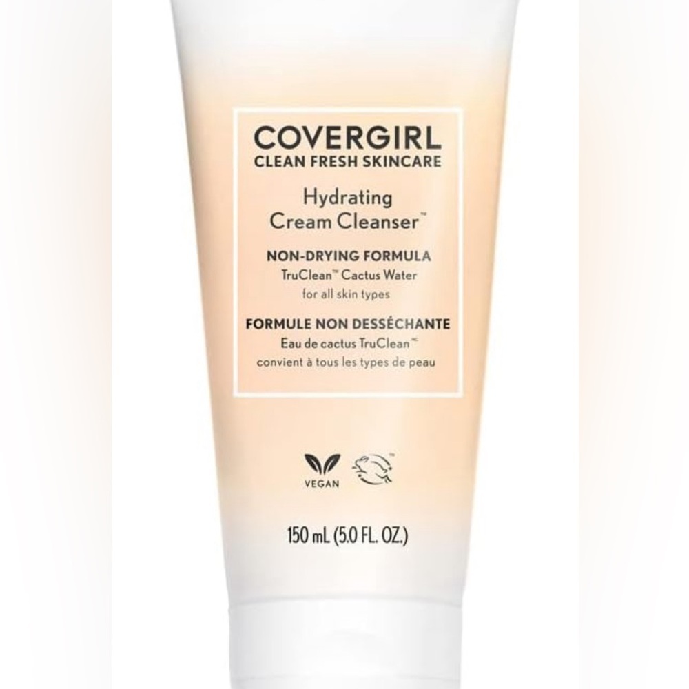 COVERGIRL Cleanโ Fresh Skincare Hydrating Cream Cleanser, 5 Fl Oz